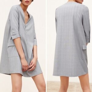 Zara A Line Loose Fit Houndstooth Shift Dress Size Small
